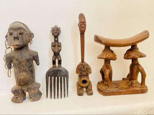 Collection de sculptures traditionnelles africaines – RDC, XIXe-XXe siècle